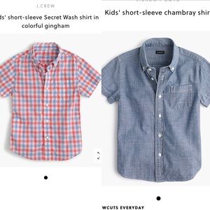 Jcrew (Crew Cuts) Boys Button Up Shirts (2)